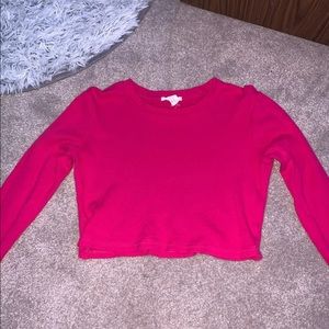 Forever 21 Cropped Long-sleeve